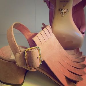 Size 37 Pink Prada sandals - NEVER WORN
